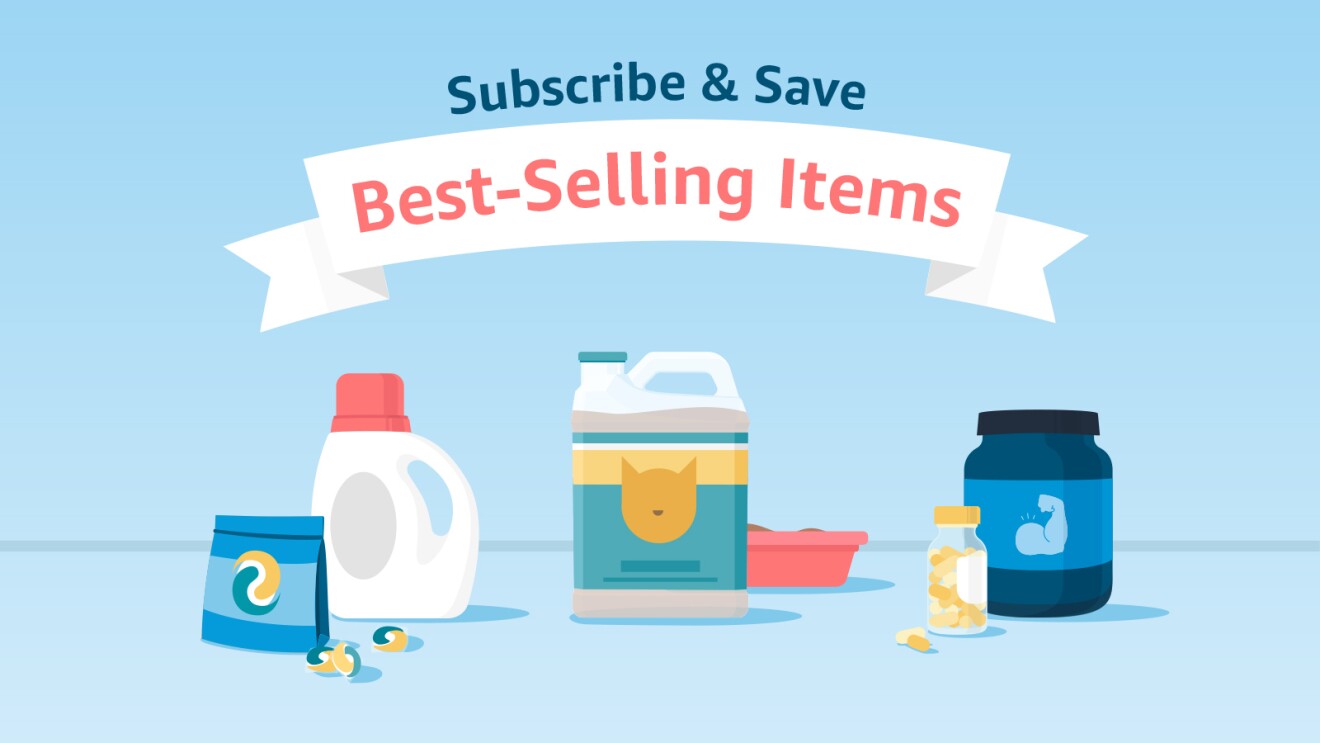 Subscribe & Save: Save up to 15% on everyday items you need