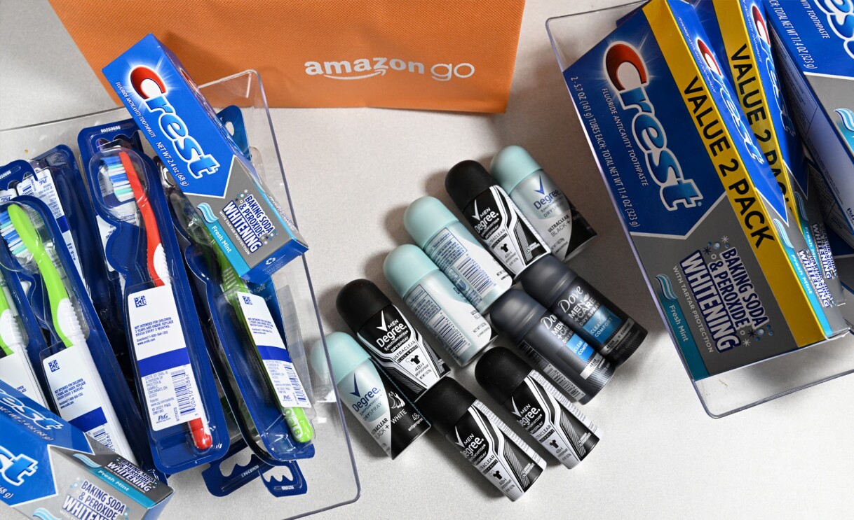 An image of donated items