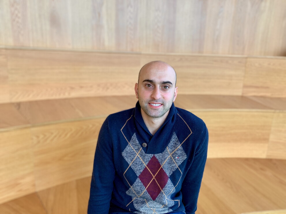 Photo of Wissam Kazan, Chief Technology Officer, Book Depository at work.