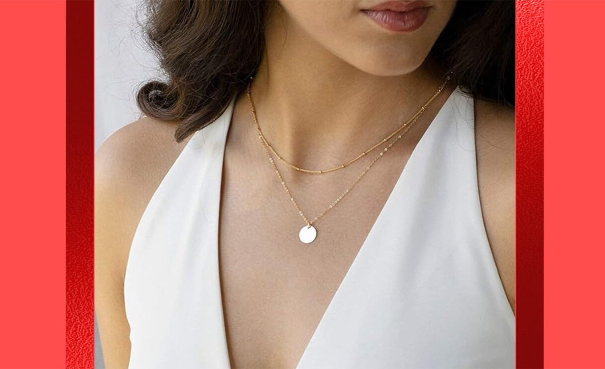 Amazon product on color background