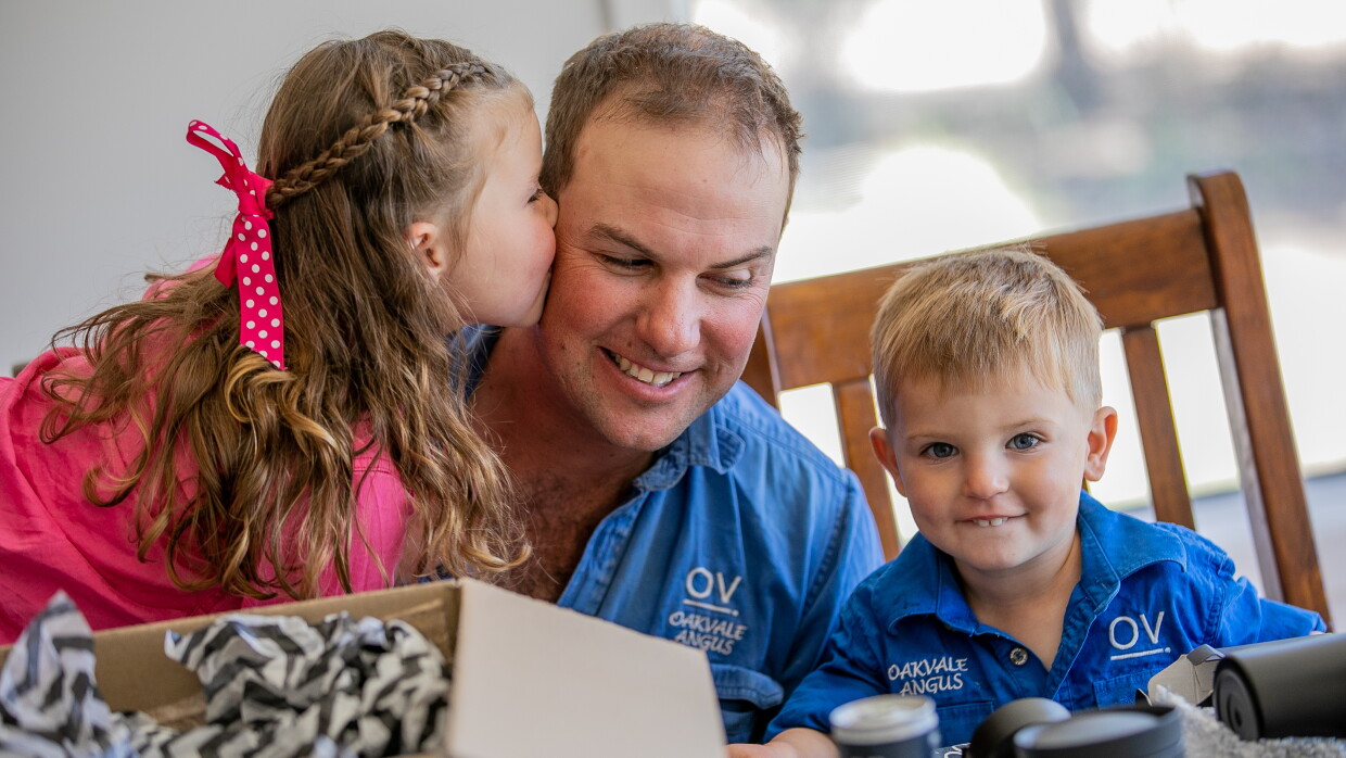 Scott and his beautiful kids