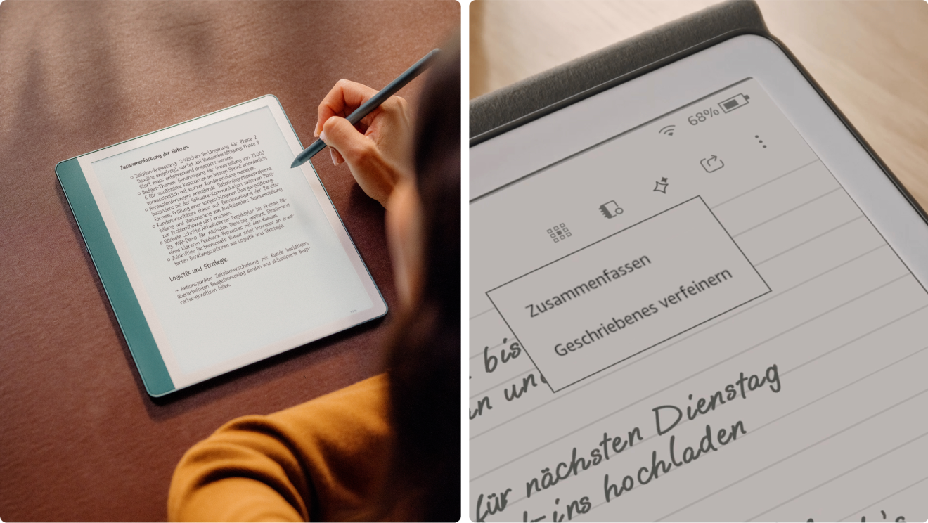 Kindle Scribe neue KI-Funktionen