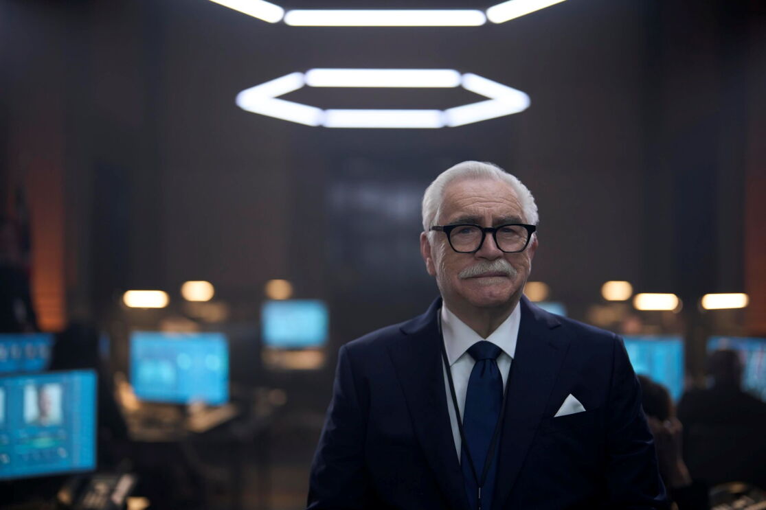 Brian Cox in control room with monitors for 007: Road To A Million season 2