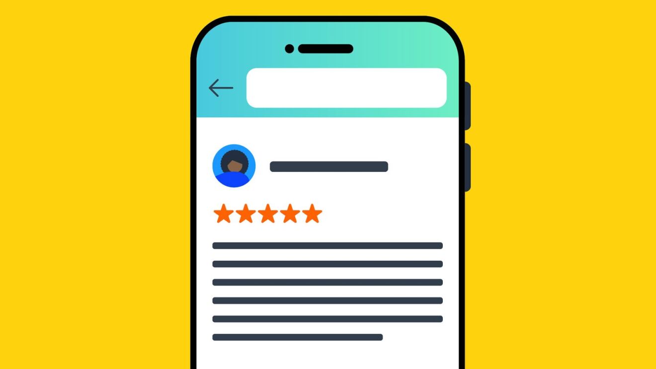 Graphic of Amazon star rating