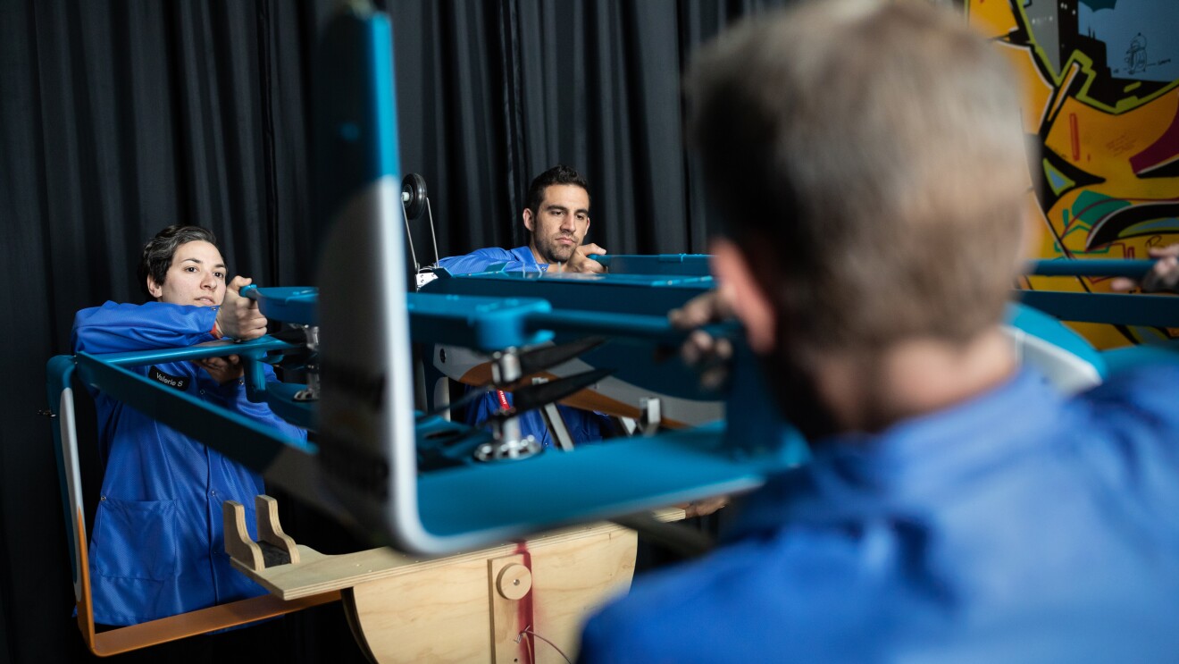 Amazon drone delivery at the Smithsonian's National Air and Space Museum.