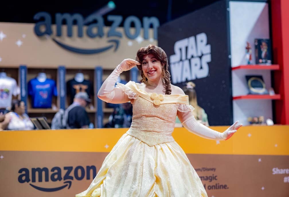 An image from the D23 fan expo show floor