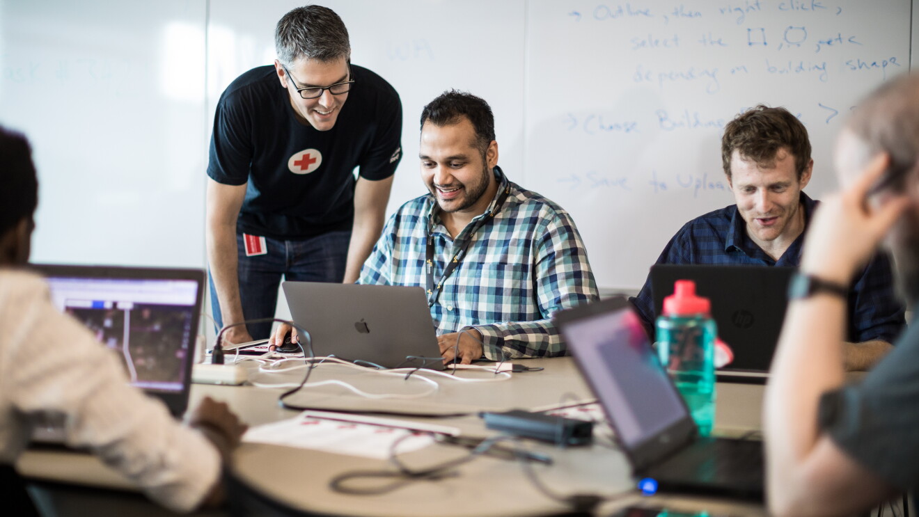 AWS "Mapathon" for Red Cross