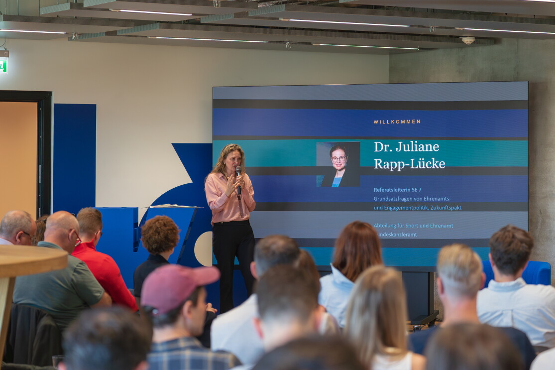 Dr. Juliane Rapp-Lücke beim Amazon Community Day