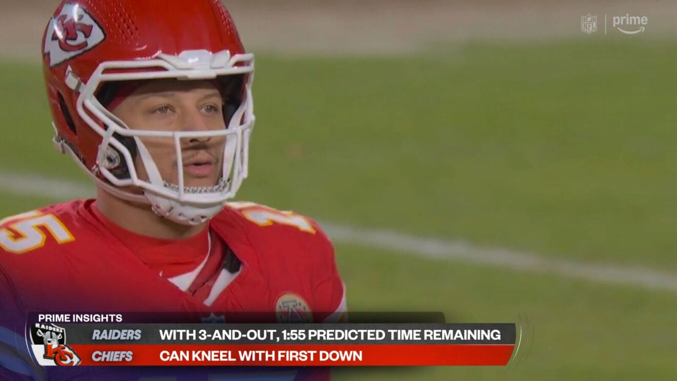 A still image showing Prime Video's new AI-powered feature "Victory Formation."