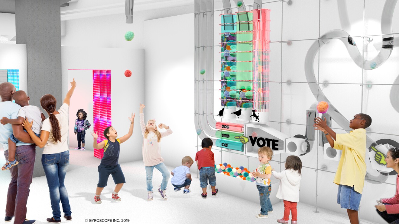 呈现的数据科学小巷。科学博物馆