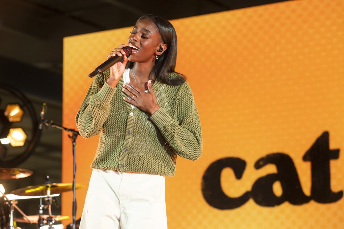 Cat Burns plays exclusive gig for Amazon Apprenticeships