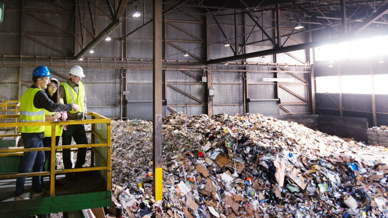 An image inside Glacier site, an AI and robotics company helping the recycling industry work toward a world without waste.