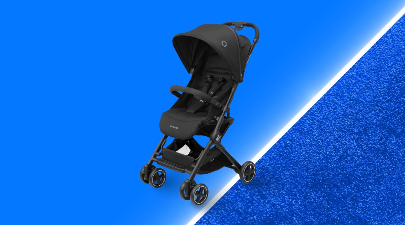 Kinderwagen in Schwarz