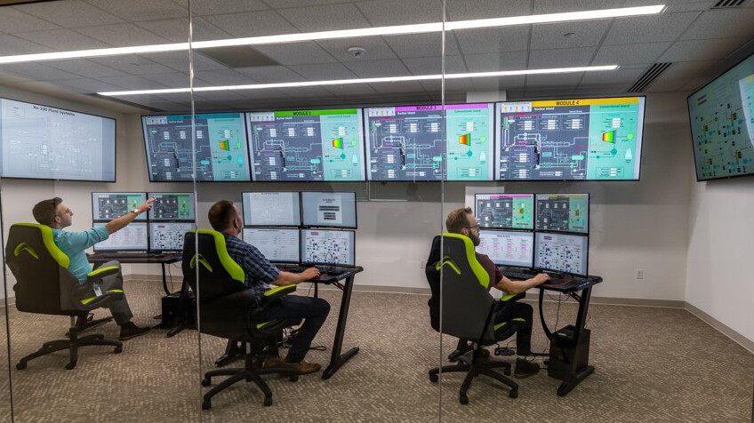 simulation of small modular reactor testing