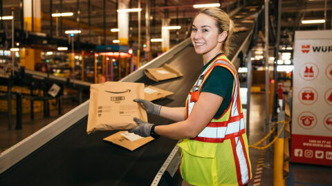 Amazon recyclable paper packaging 