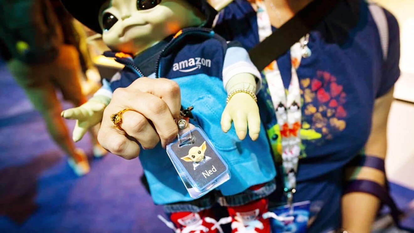 An image from the D23 fan expo show floor