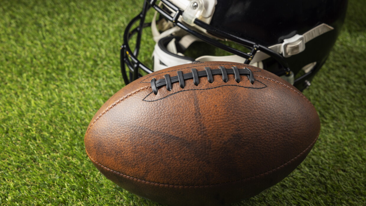 view-american-football-ball