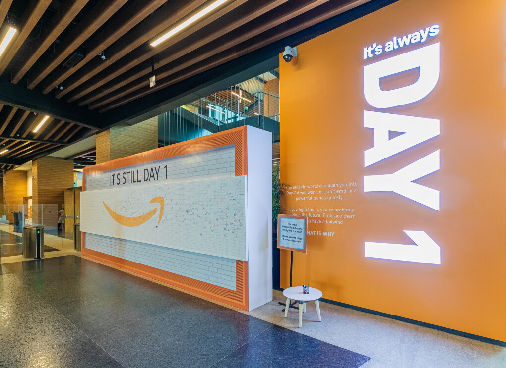 Amazon India office entrnace 