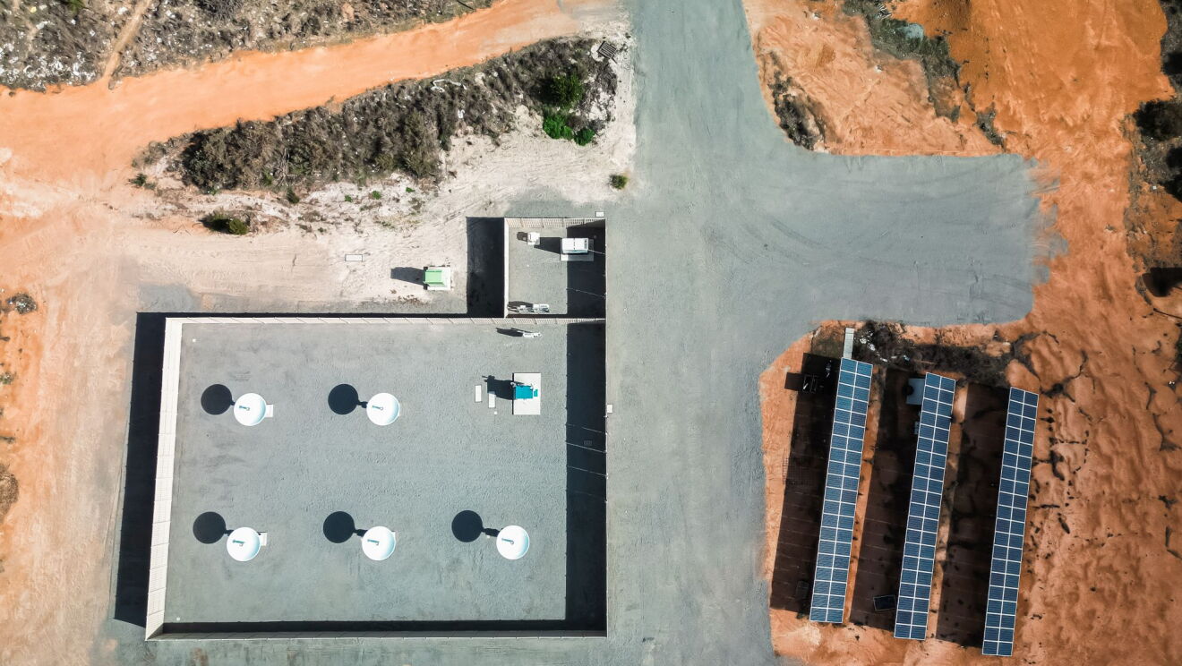 Project Kuiper ground station in rural Australia