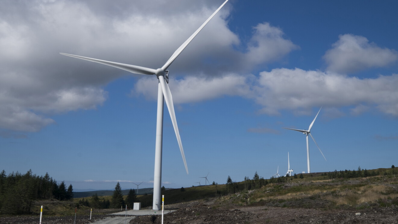 AMazon Scottish wind farm at Kintyre