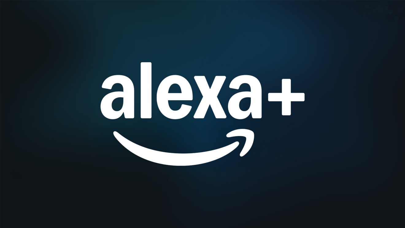 Amazon Alexa+ logo on dark background
