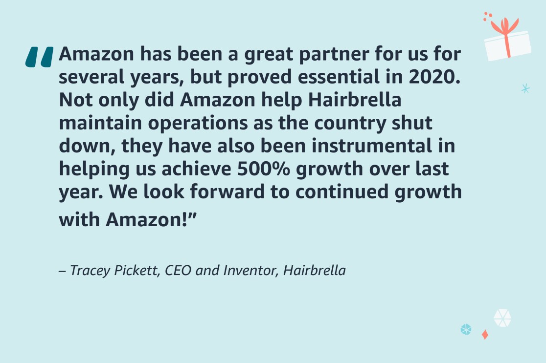 Images of quotes from small business sellers on Amazon.