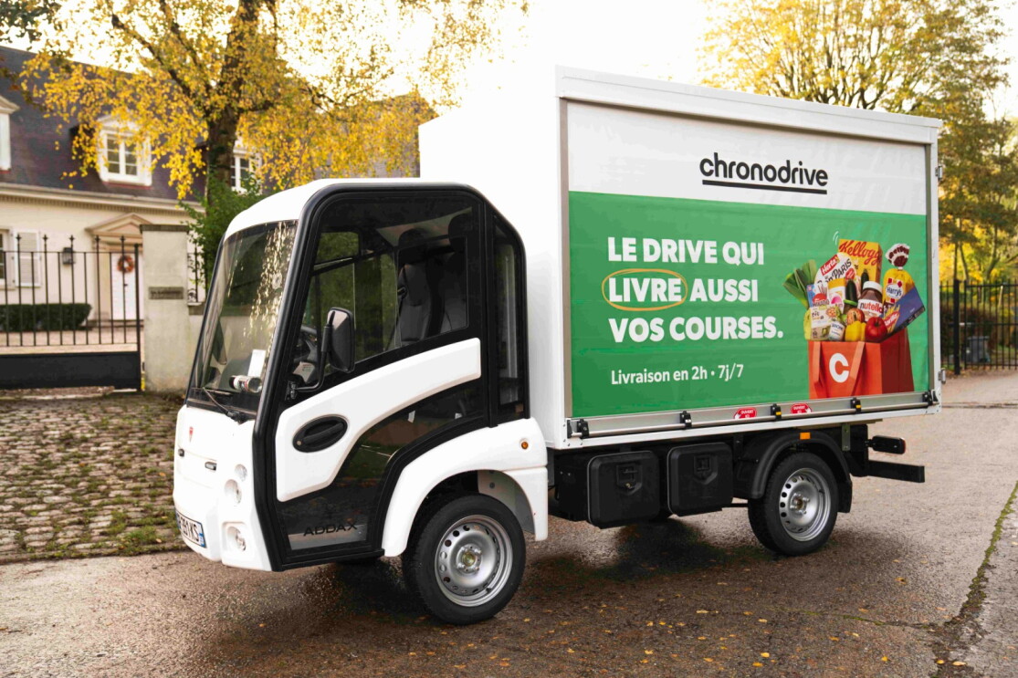 Chronodrive Amazon camion