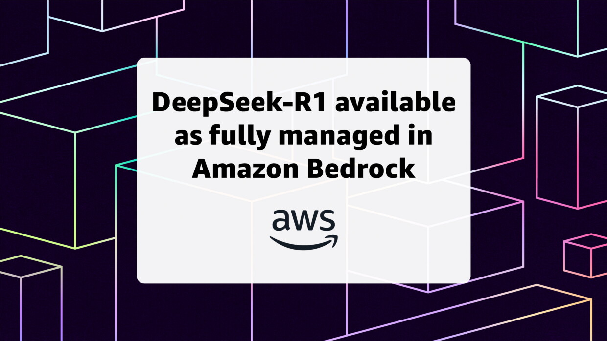 AWS es el primer proveedor de servicios en la nube en ofrecer DeepSeek-R1 como un modelo gestionado y disponible para todosck