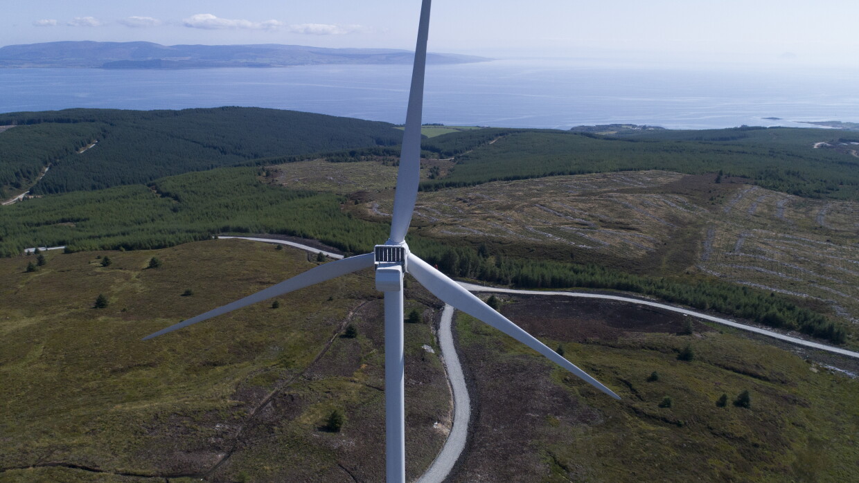 image of a wind farm