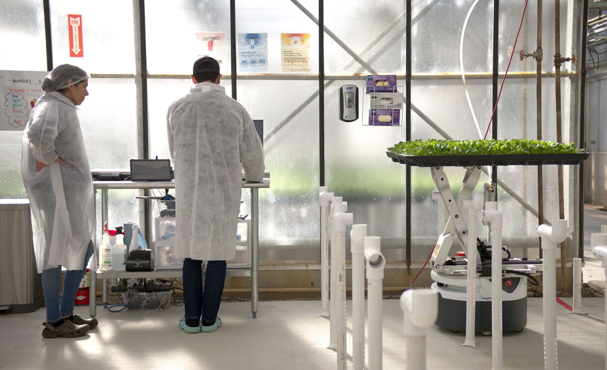 An image of a Hippo Harvest greenhouse. 