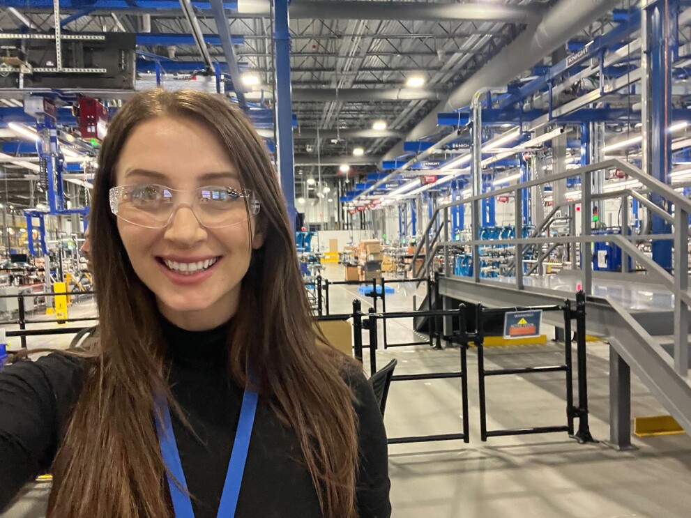 An image of the safety attire worn before heading onto the manufacturing floor