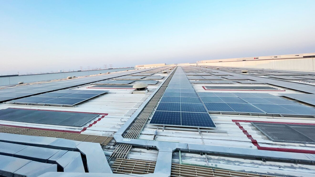 An image of solar panels.
