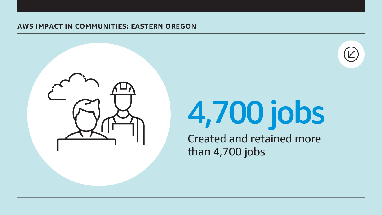 在俄勒冈州东部AWS统计的形象