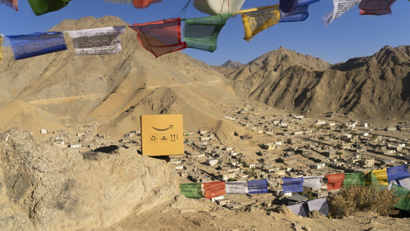 Amazon box at Leh  