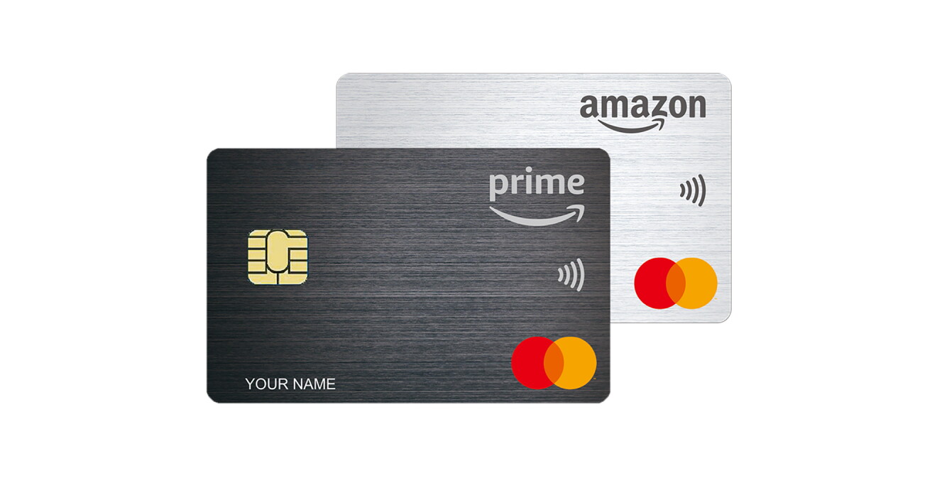 Amazon Mastercard (アマゾン マスターカード) 黒い方Prime会員用カードとシルバーの一般用カード