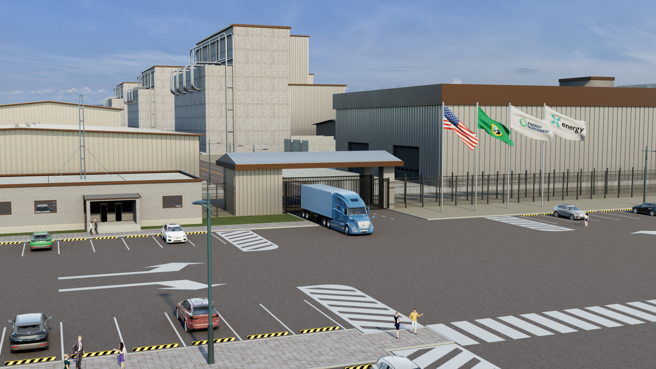 Renderings of the first SMR facilities in the United States
