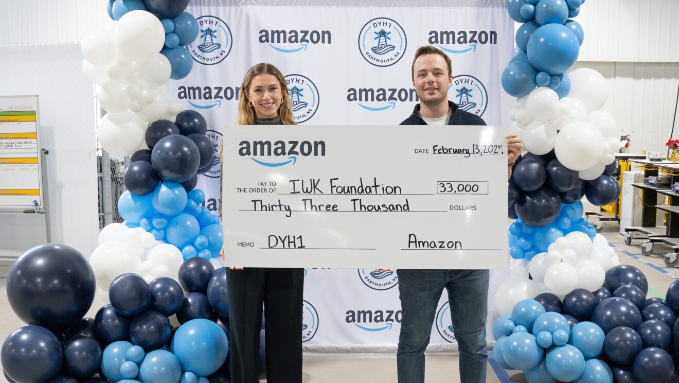 Amazon Check Presentation IWK Foundation
