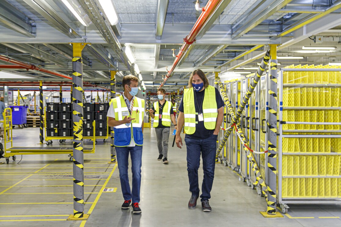 Führung im Logistikzentrum
