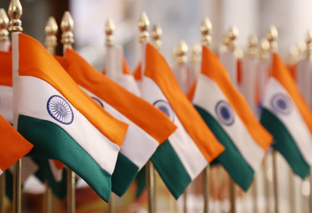 The India tri color