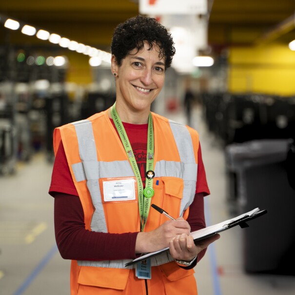 Kirsty Mallinder, a safety, health and environment technician apprentice