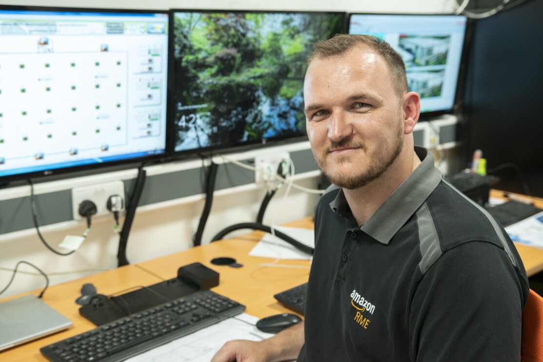 Phil Davenport, 32, is one of the veterans working in Amazon’s fulfilment centres.