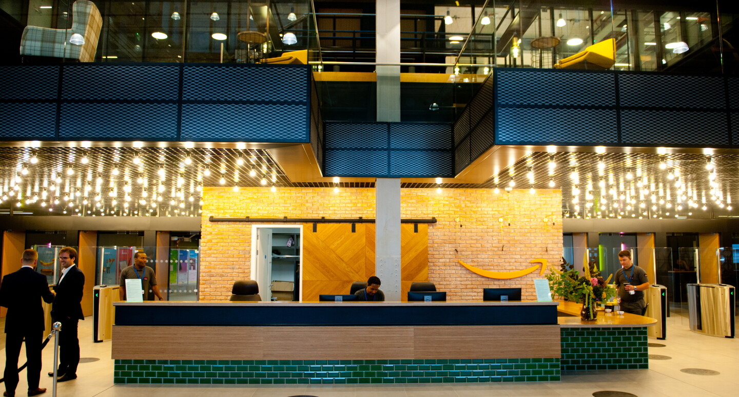 Amazon office in Shoreditch London