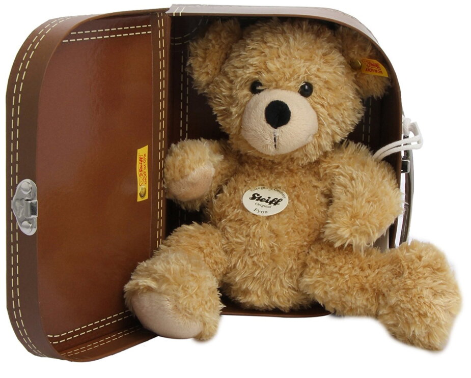 Abbildung des Teddybärs Flynn von Steiff, erhältlich auf Amazon.de.
