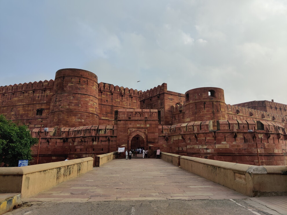The historic Agra Fort
