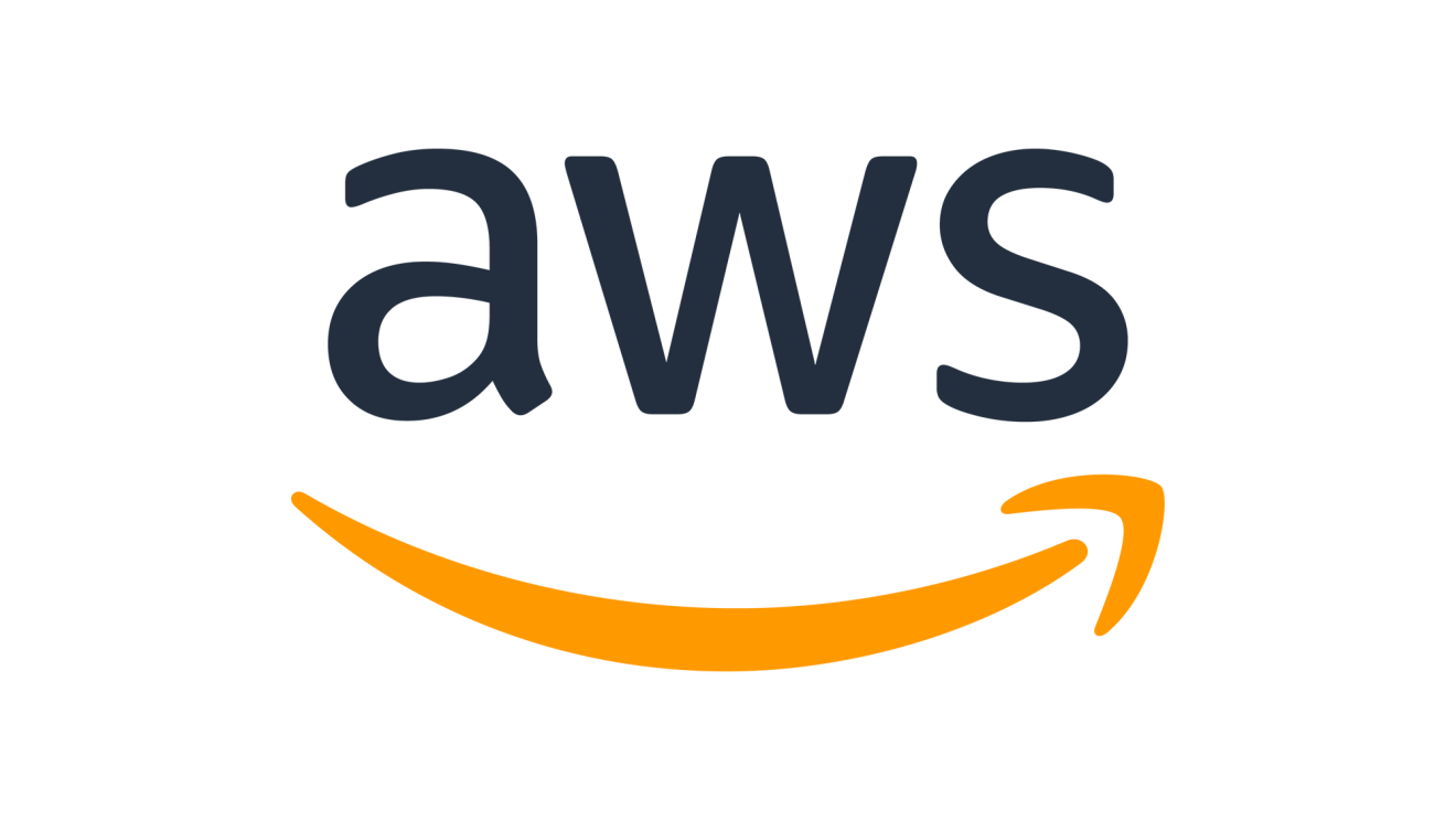 AWS smile logo on a white background