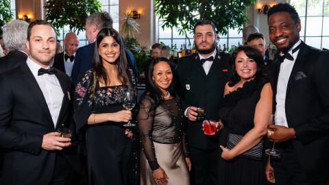 group of people posing