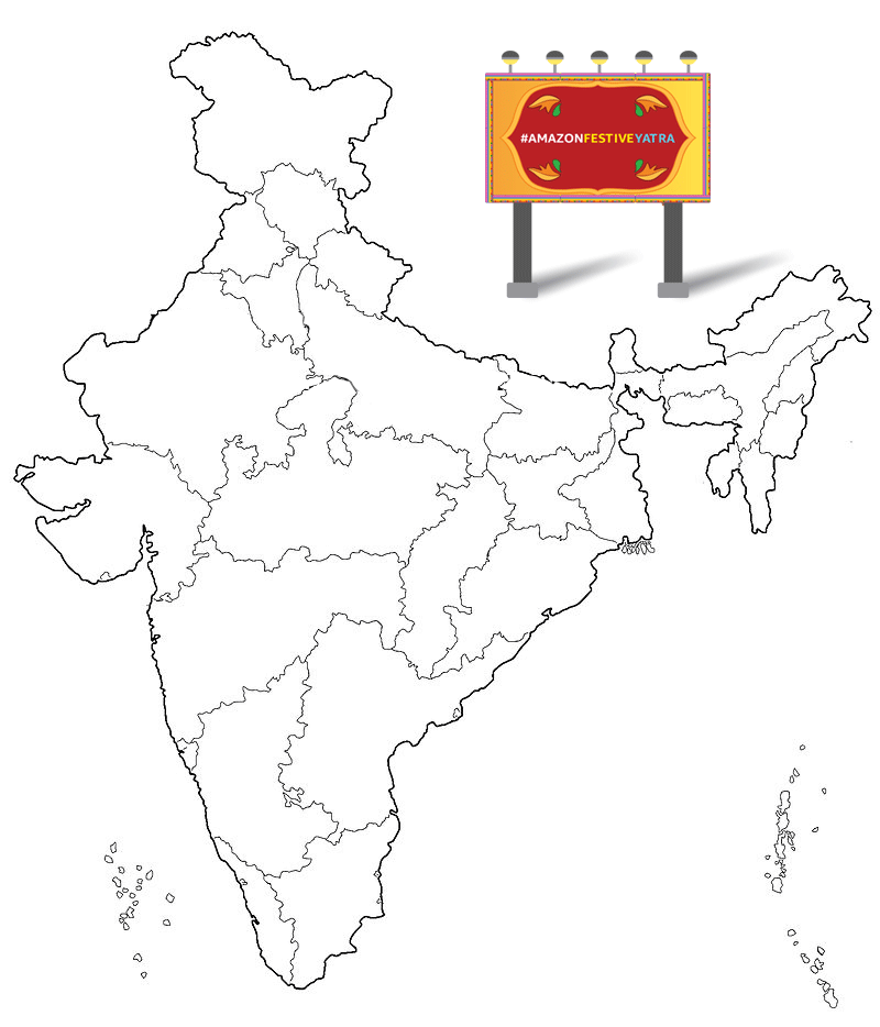 Amazon Festive Yatra reached Blore