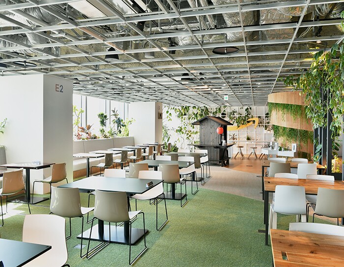 アマゾンジャパンのオフィス　目黒セントラルスクエア