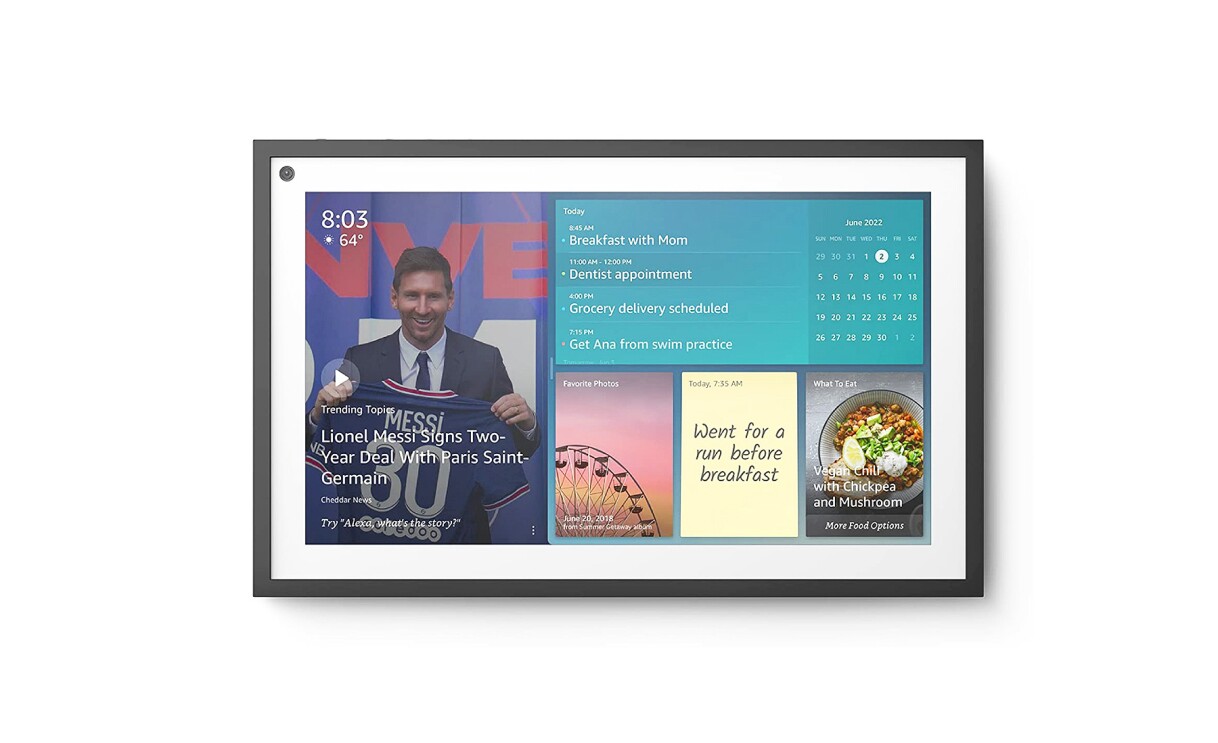 World Cup 2022 Echo Show screen.