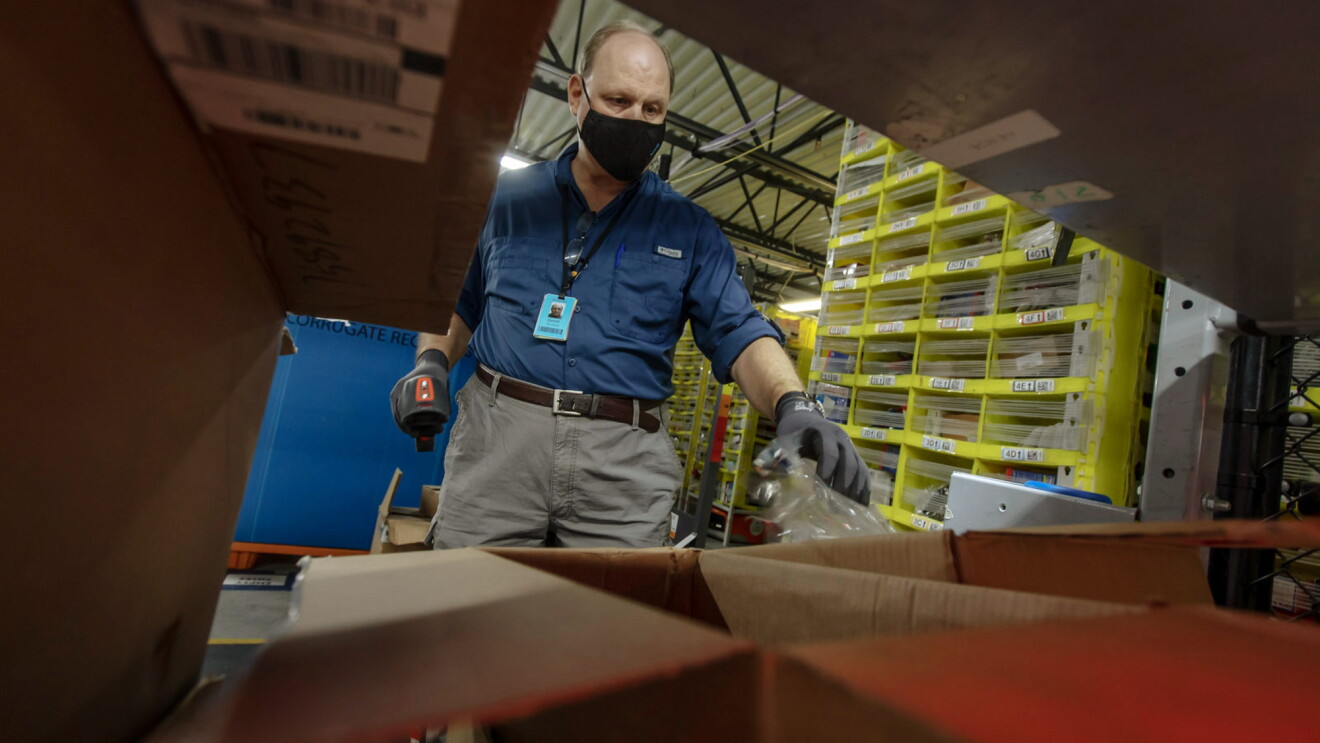 Amazon employee and his grand daughter as she battles with cancer